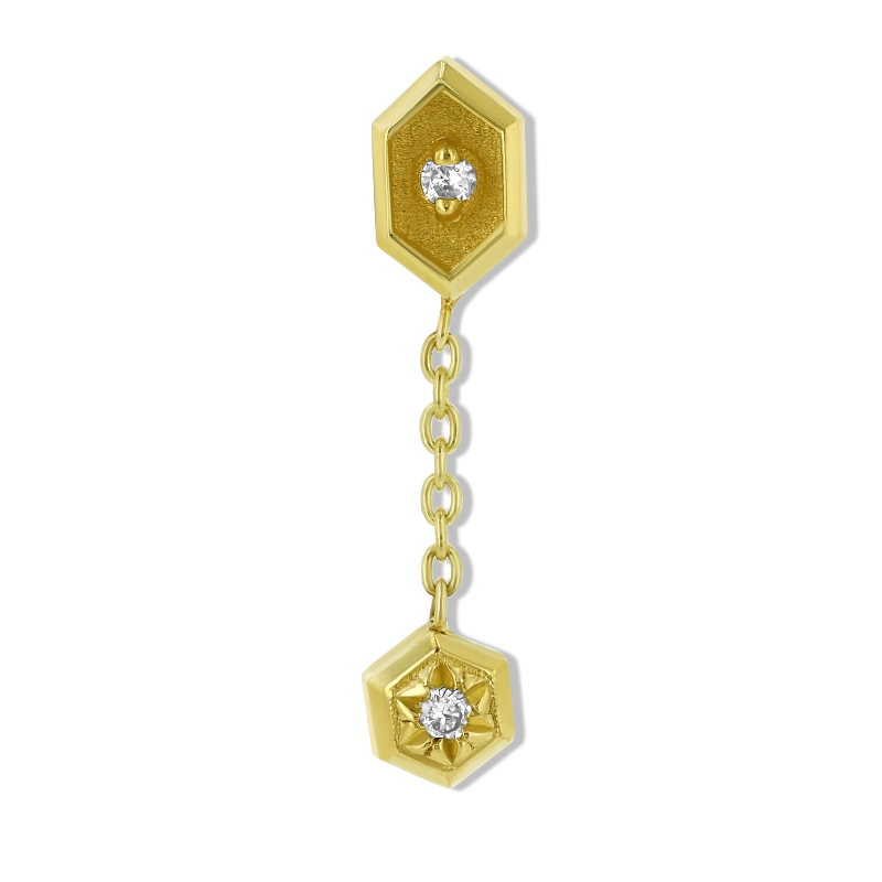 Sunken Hex With Hex Dangle Main Image